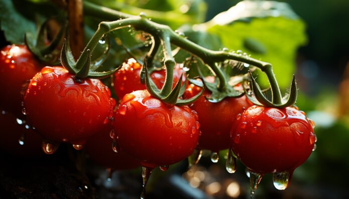 tomates dans mon jardin